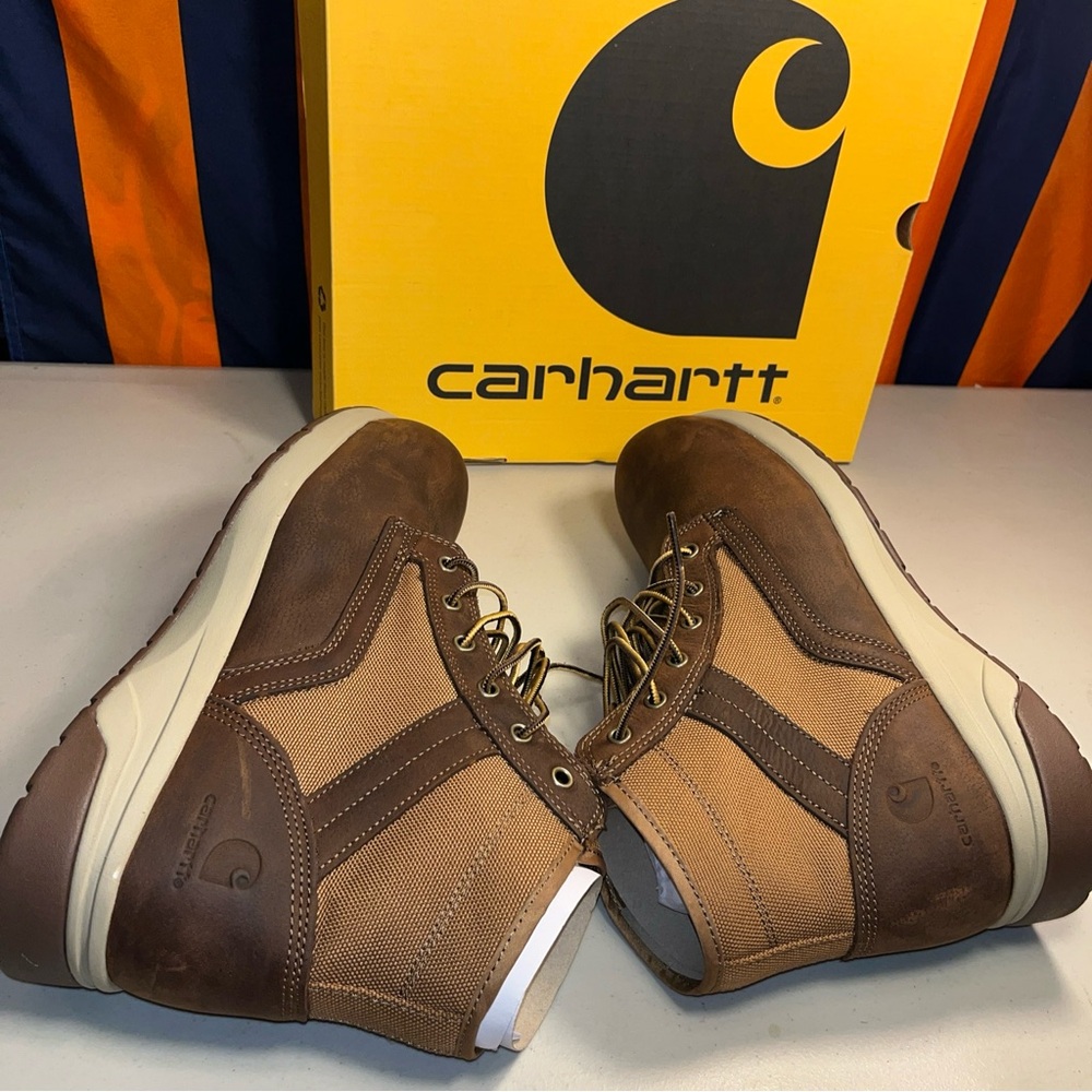 New Carhartt Men's Force Lightweight Composite Toe Work Boot FA5415-M Men Sz 12 - Picture 5 of 11